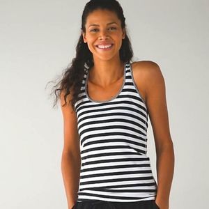 striped lululemon tank